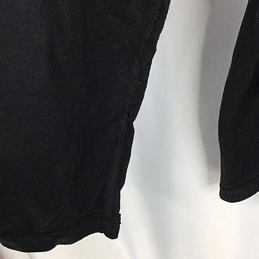 Gordini Lavawool 1/4 Zip Pullover Shirt Large Black Merino Wool Blend Base Layer